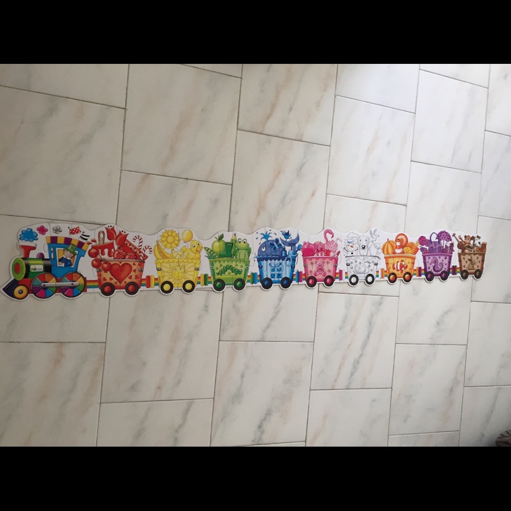 Learning Journey Train & Color Puzzle